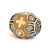 Yellow Beads Studded with Metal Balls + Rings + Accessories