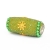 Green Beads Studded with Chains, Grains & Flower Accessories Green Beads Studded with Chains, Grains & Flower Accessories