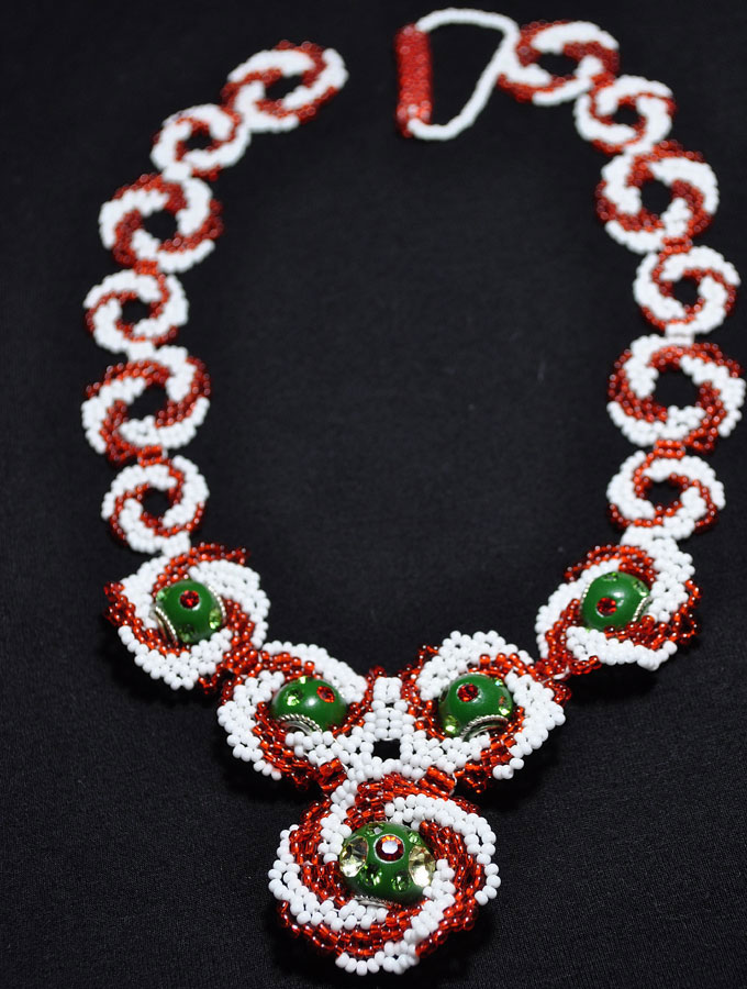 DIY - Peppermint Gems Necklace | Maruti Beads