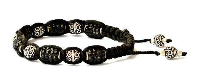 Black Shamballa Bracelet