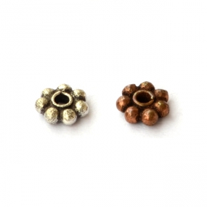 Copper Spacer Beads in 5x2mm