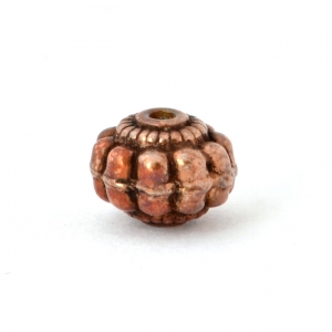 Flat Shaped Oxidized Copper Beads in 10x7mm