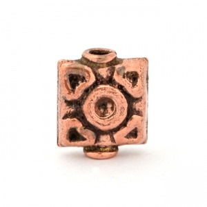 Oxidized Copper Square Beads in 12x5mm