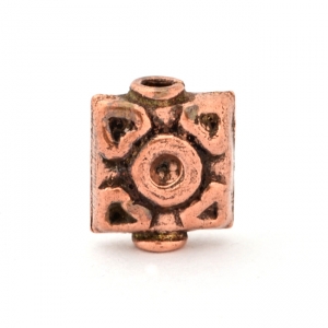 Oxidized Copper Square Beads in 12x5mm