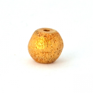 100gm Round Gold Plated Copper Beads in 6mm