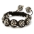 Designer Black Shamballa Bracelet | MSBR-162