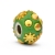 Green Euro Style Beads Studded with Golden Color Accessories