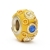 Yellow Euro Style Bead Studded with Rhinestones & Accessories