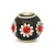 Black Kashmiri Beads Studded with Rhinestones & Flower Accessories