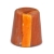 Brown Cylindrical Beads with Orange Stripes