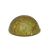 Dome Shaped Green Lac Beads with Golden Stripes