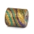 Golden Cylindrical Lac Beads with Multicolor Spots