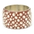 2" Handmade Brown Bangle Studded with Metal Balls & Rings