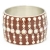 Brown Kashmiri Bangle Studded with Metal Accessories & Rhinestones