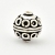 100gm Round Silver Plated Copper Beads in 14mm Diameter