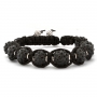 Black Macrame Bracelet | MSBR-153