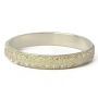 White Glitter Bangle Studded with Rhinestones & Accessories