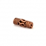 Tube Shaped Oxidized Copper Beads in 11x4mm