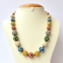 Handmade Necklace with Multicolor Beads Handmade Necklace with Multicolor Beads