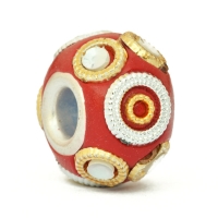 Red Euro Style Bead Studded with Accessories
