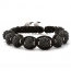 Black Shamballa Bracelet | MSBR-153