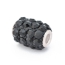 Black Cylindrical Rhinestone Beads