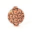Oxidized Flat-Round Copper Beads in 14x12mm