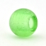 Transparent Green Glass Beads