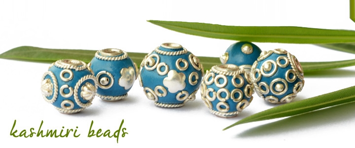 Blue Kashmiri Beads